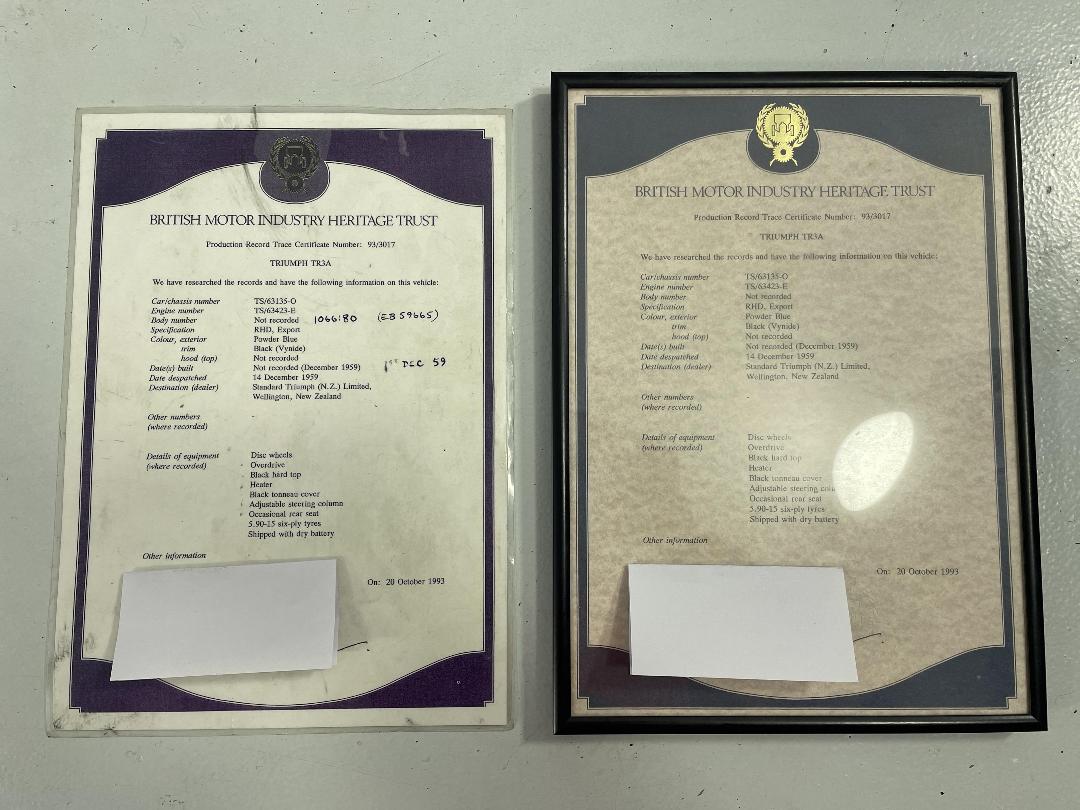 Photo '30' of Triumph TR3A Photo '30' of Triumph TR3A