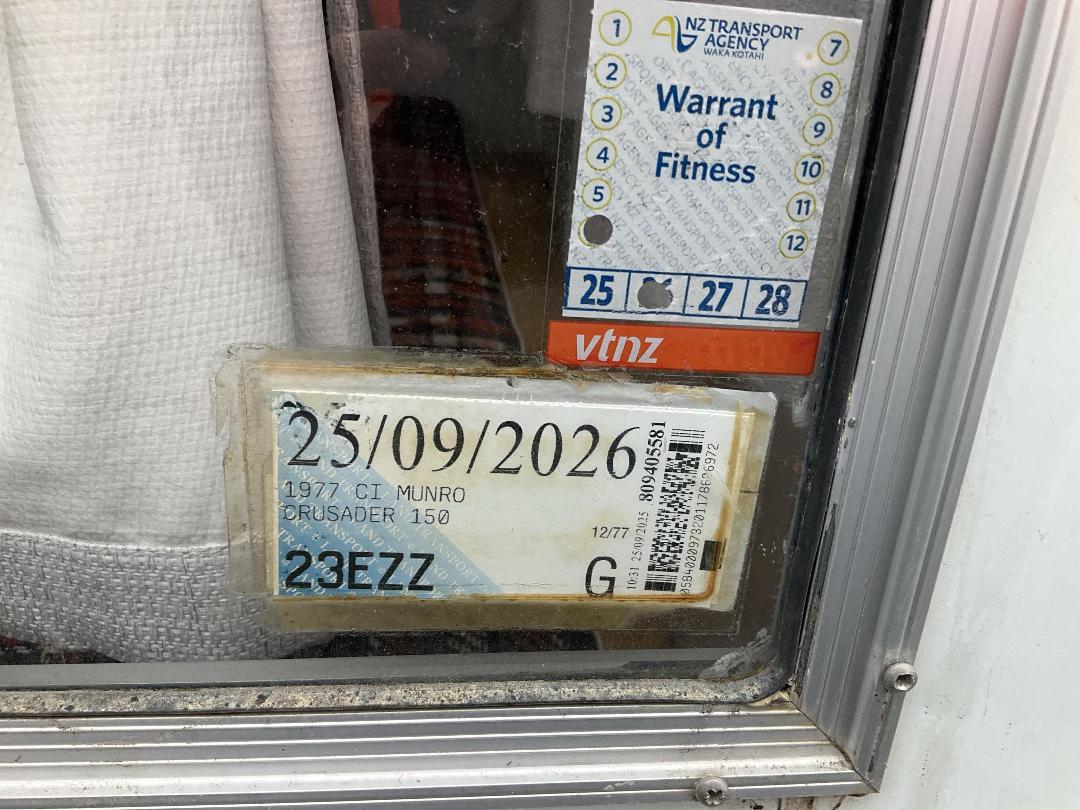 Photo '14' of CI MUNRO CRUSADER 150 Caravan - Single