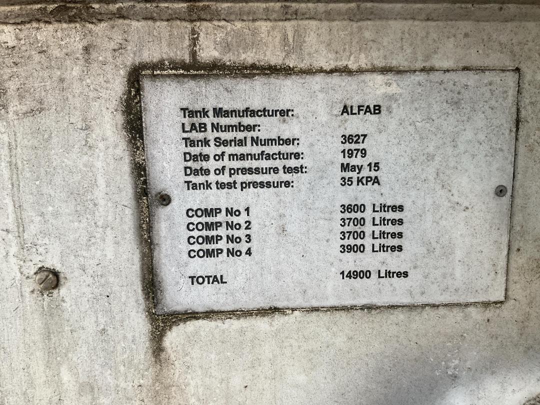 Photo '18' of TRAILER ALFAB Tanker Trailer Full