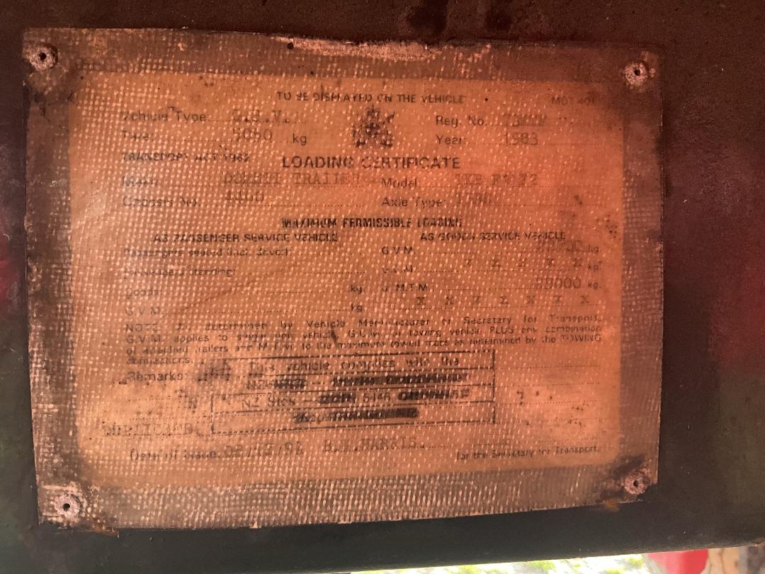 Photo '41' of Domett TKB F1 F2 Tanker Trailer Full