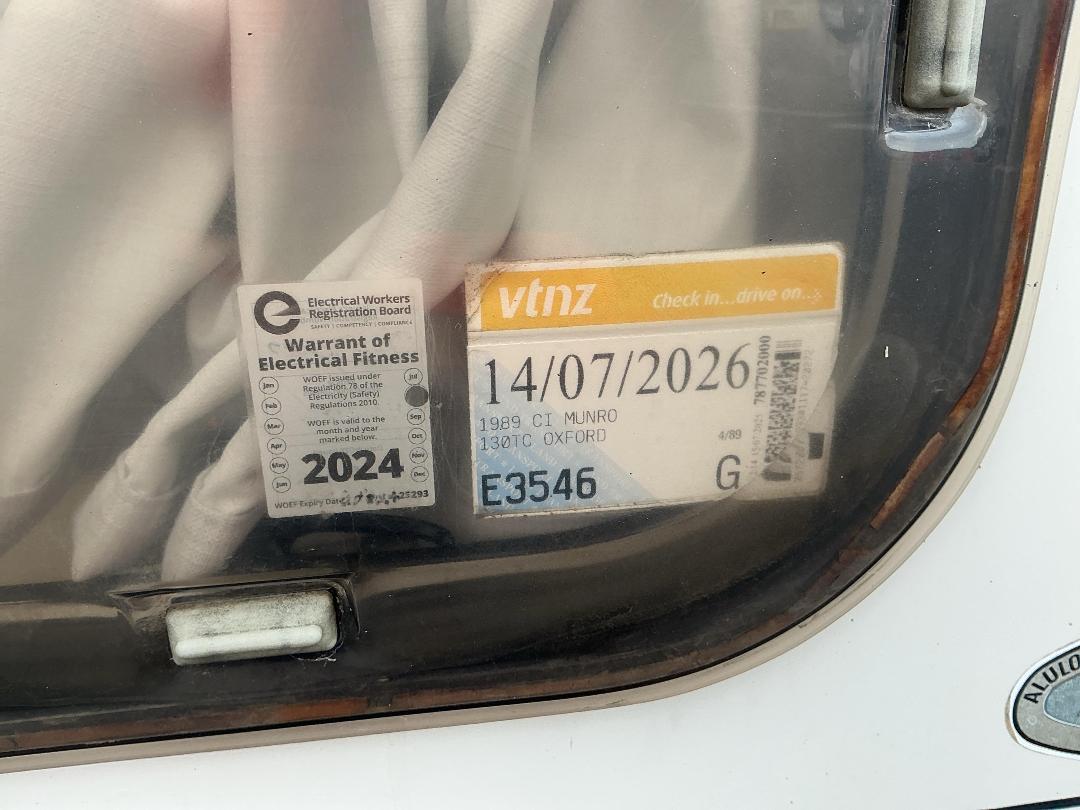 Photo '11' of CI MUNRO 130TC OXFORD Caravan - Single Photo '11' of CI MUNRO 130TC OXFORD Caravan - Single