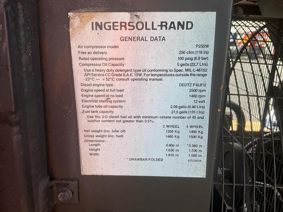 Photo '22' of Ingersoll-Rand P250WD Compressor