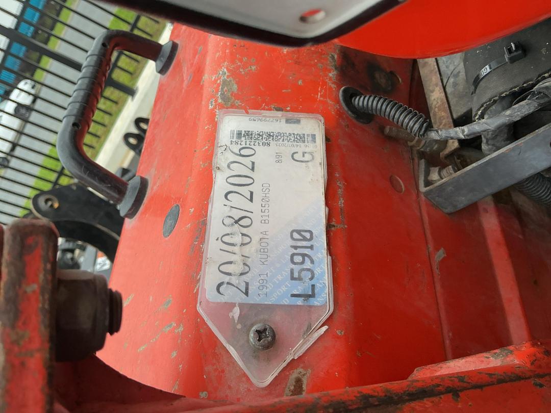 Photo '25' of Kubota B1550HSD Tractor Photo '25' of Kubota B1550HSD Tractor