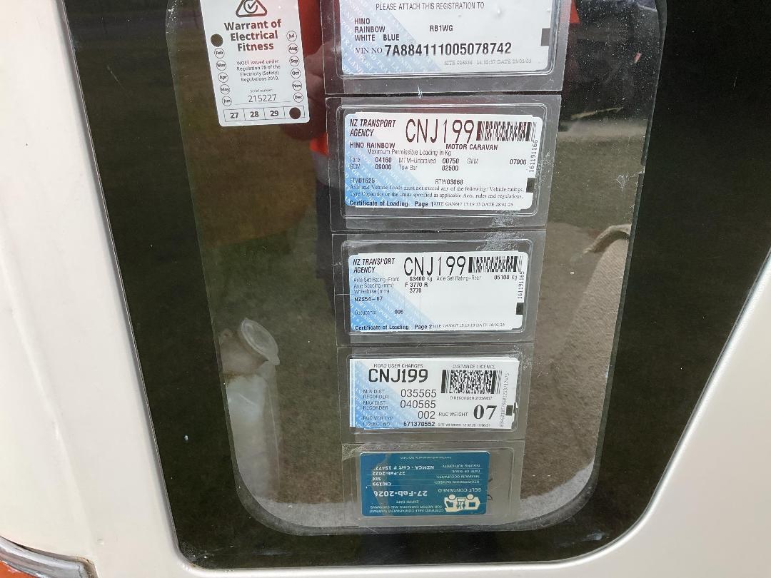 Photo '48' of Hino Rainbow RB1WG Motorhome