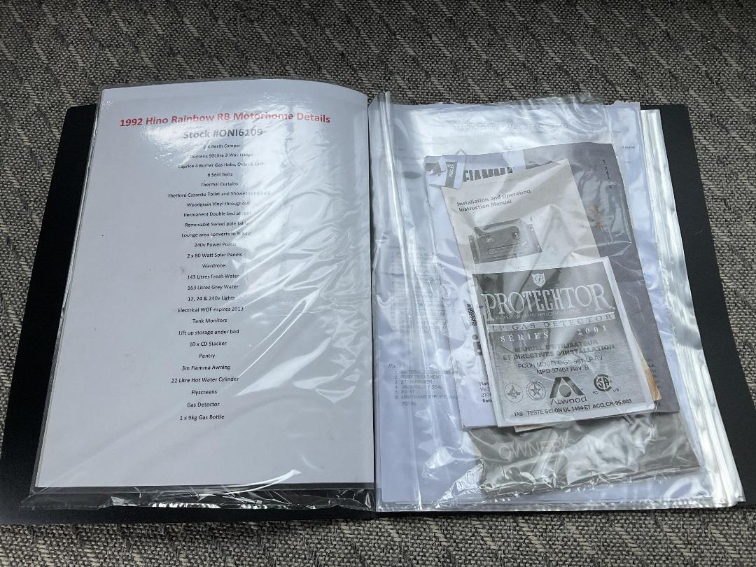 Photo '28' of Hino Rainbow RB1WG Motorhome