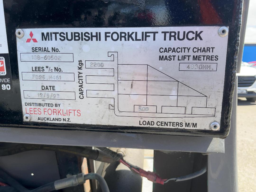 Photo '31' of Mitsubishi FD25 Forklift