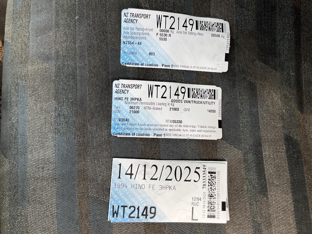 Photo '41' of Hino FE 3HPKA Curtain/Chiller