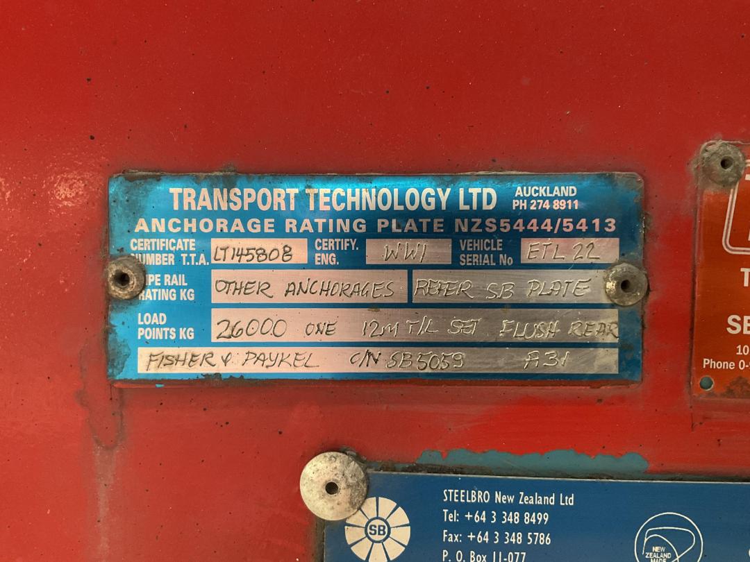 Used STEELBRO TRAILER SBS33 1994 | Turners Trucks & Machinery for Sale ...