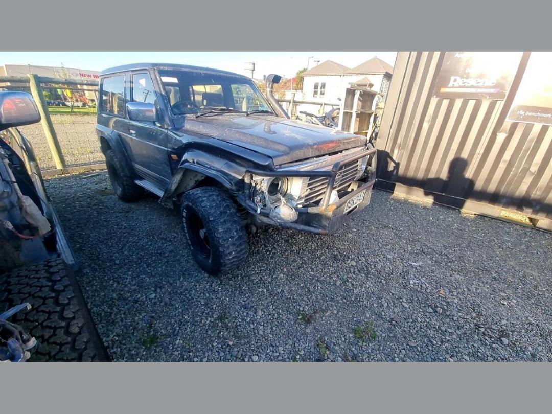 Damaged Nissan Safari 1995 in Christchurch Bromley at Turners