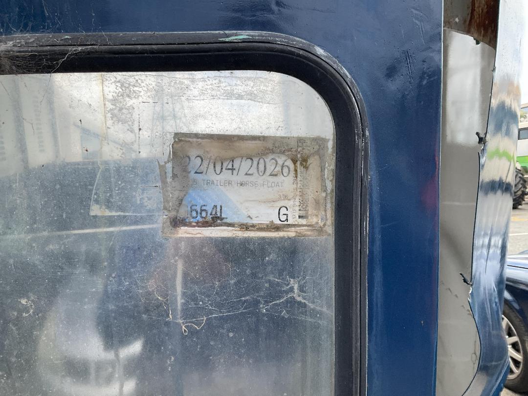 Photo '21' of TRAILER HORSE FLOAT Horse Float - Single Photo '21' of TRAILER HORSE FLOAT Horse Float - Single