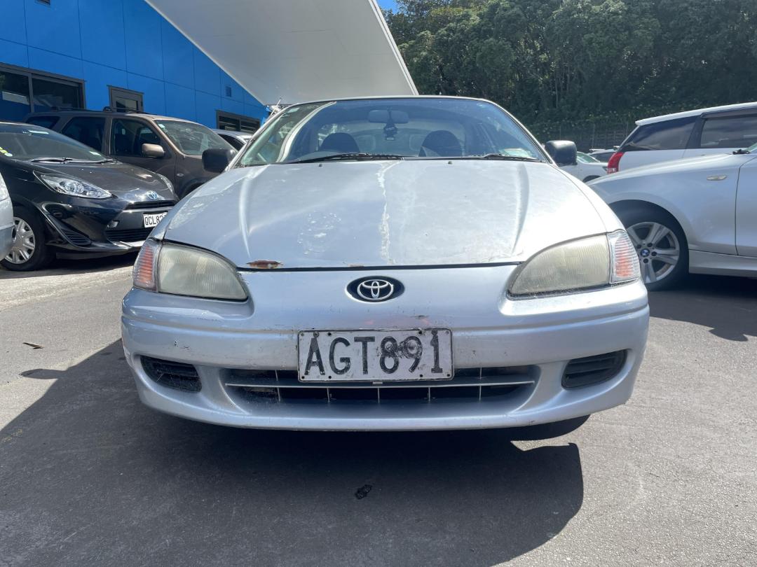 Damaged Toyota Cynos Juno 1996 in Otahuhu at Turners Damaged and End