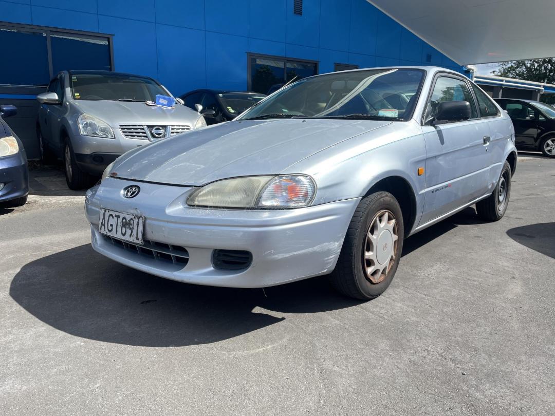 Damaged Toyota Cynos Juno 1996 in Otahuhu at Turners Damaged and End