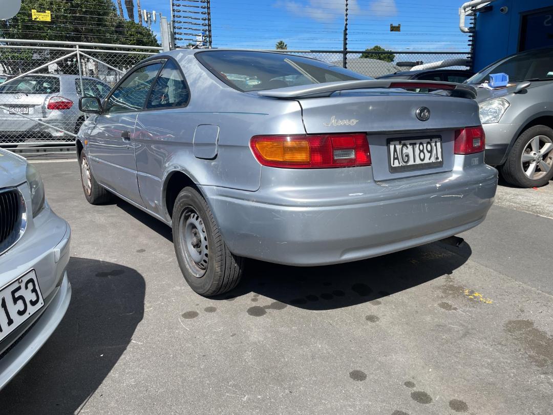 Damaged Toyota Cynos Juno 1996 in Otahuhu at Turners Damaged and End