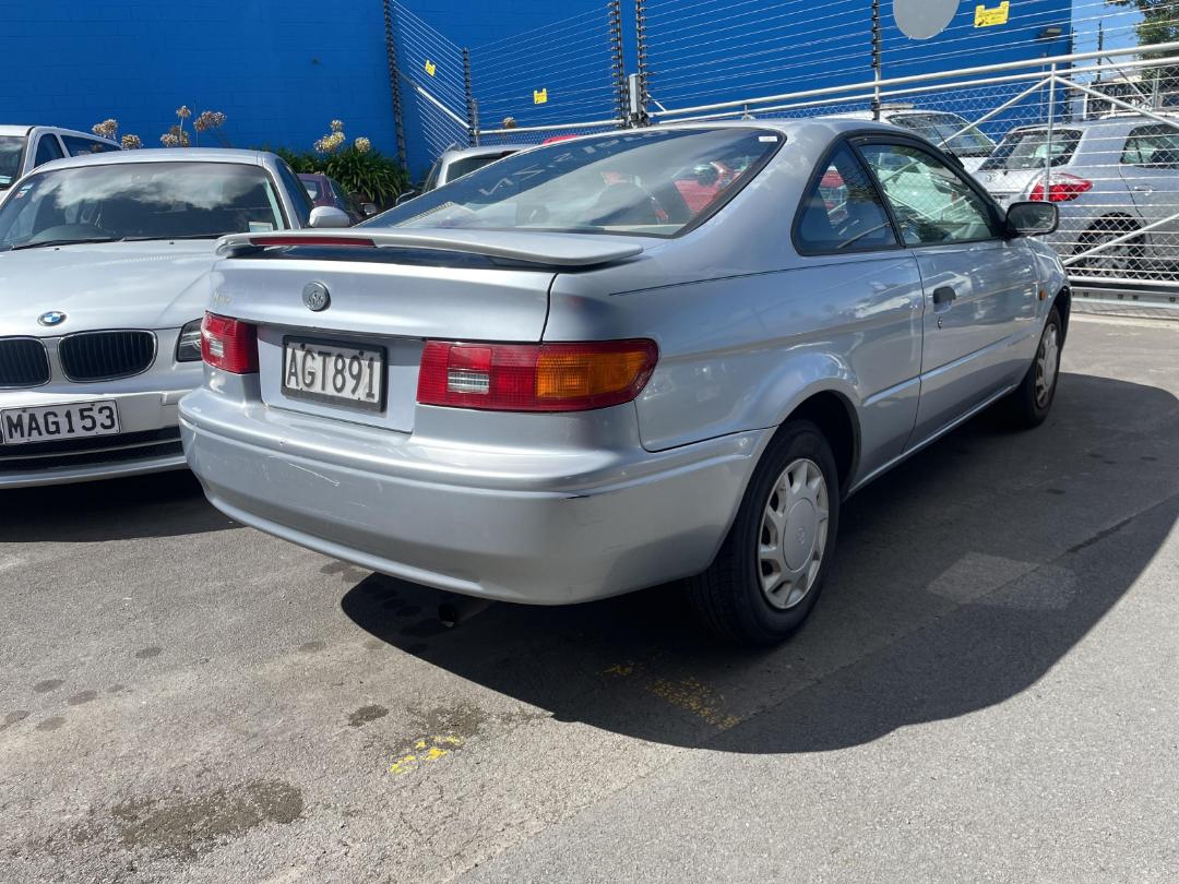 Damaged Toyota Cynos Juno 1996 in Otahuhu at Turners Damaged and End