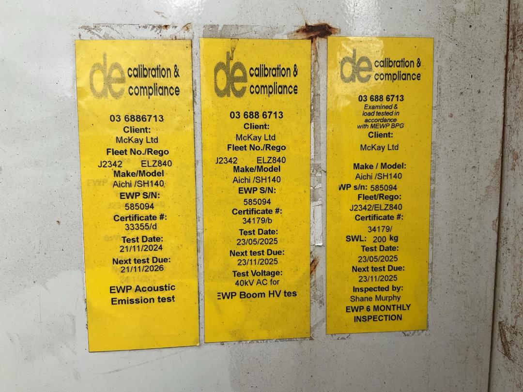 Photo '42' of Nissan Condor MK210F Cherry Picker/EWP