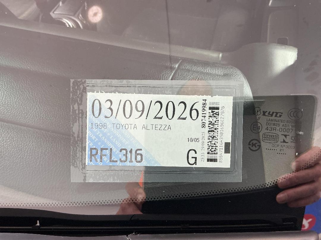 Photo '25' of Toyota Altezza