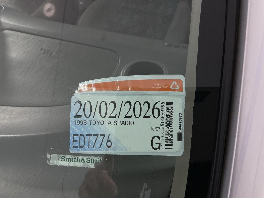 Photo '22' of Toyota Corolla Spacio Photo '22' of Toyota Corolla Spacio