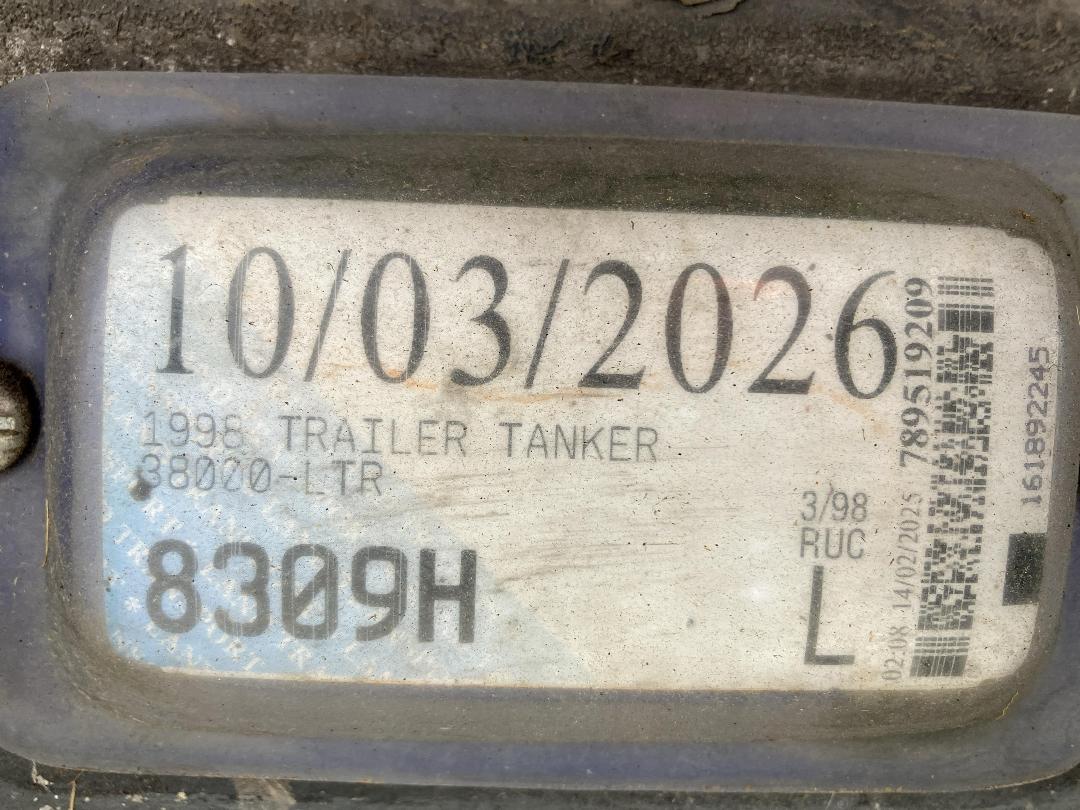 Photo '25' of TRAILER TANKER 38000-LTR Tanker Trailer Full