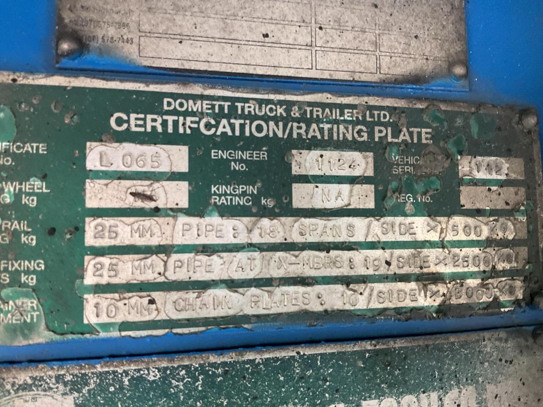 Photo '30' of DOMETT D2001 Curtainsider Full