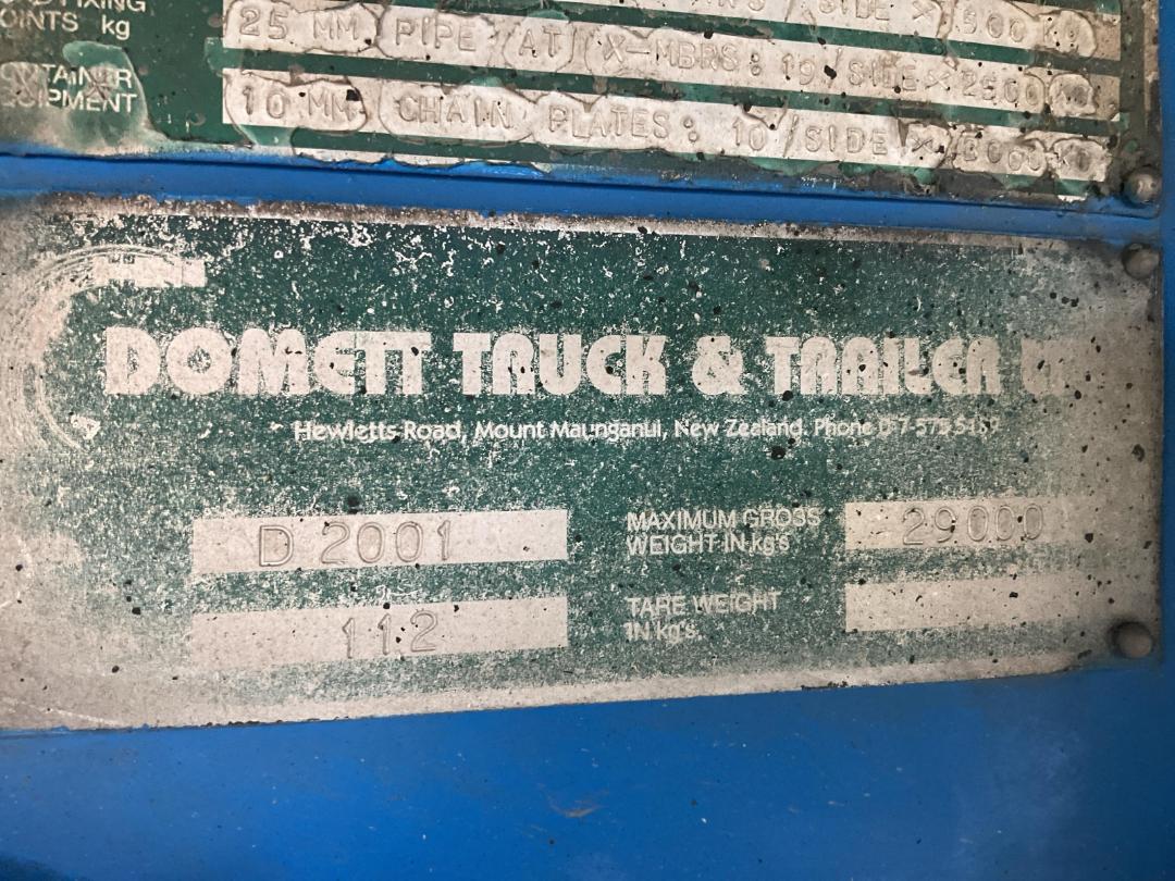 Photo '29' of DOMETT D2001 Curtainsider Full