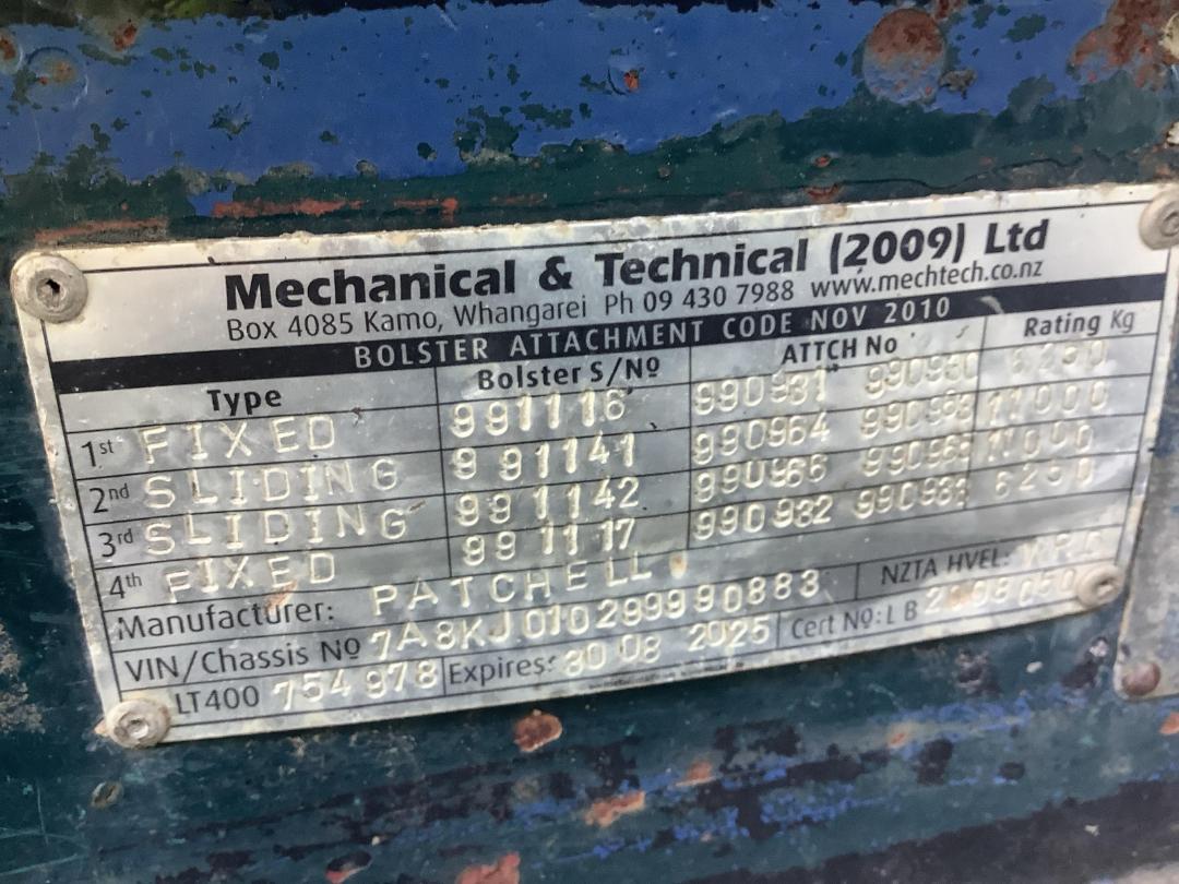 Photo '11' of PATCHELL 4SH MB Logger Trailer Full