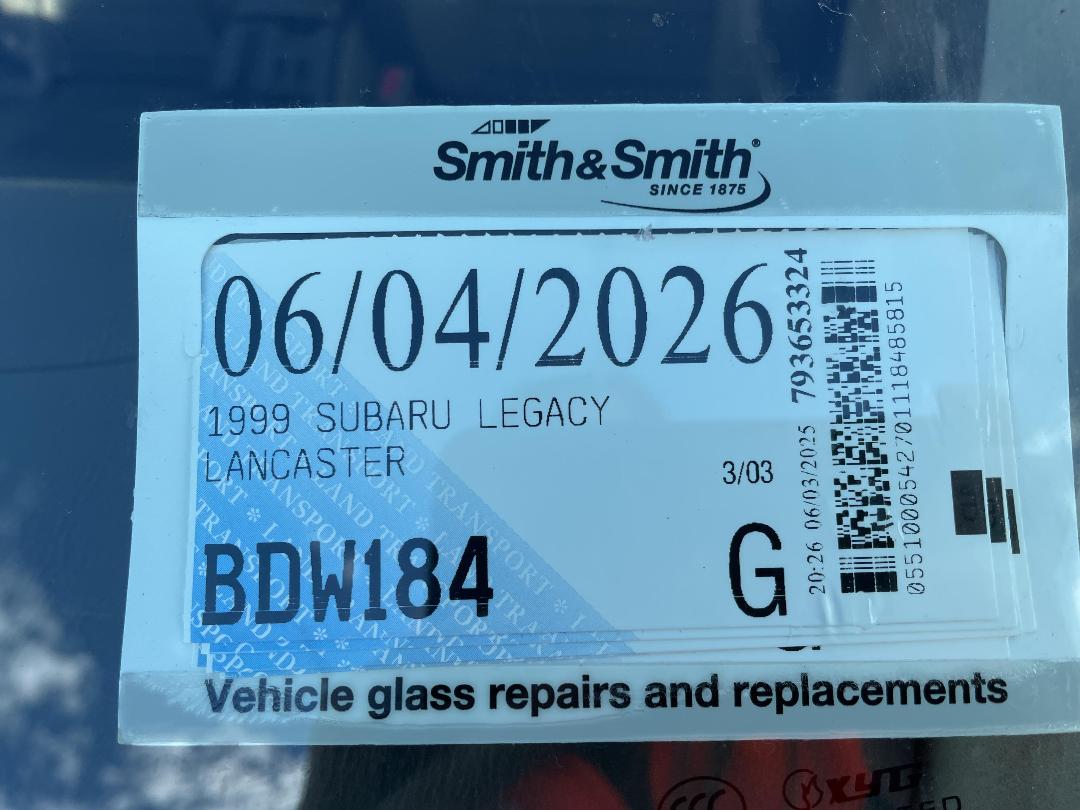 Photo '22' of Subaru Legacy Lancaster Photo '22' of Subaru Legacy Lancaster