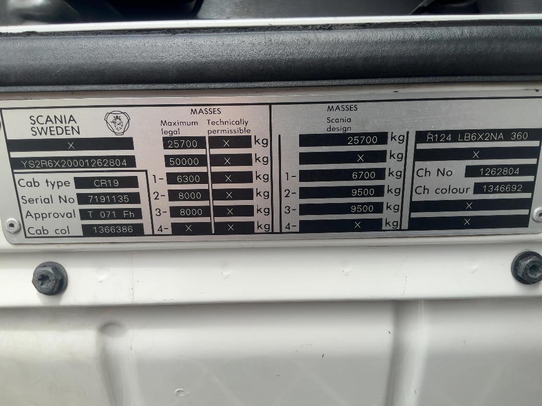 Photo '50' of Scania 124LB6X2 Box Body Photo '50' of Scania 124LB6X2 Box Body