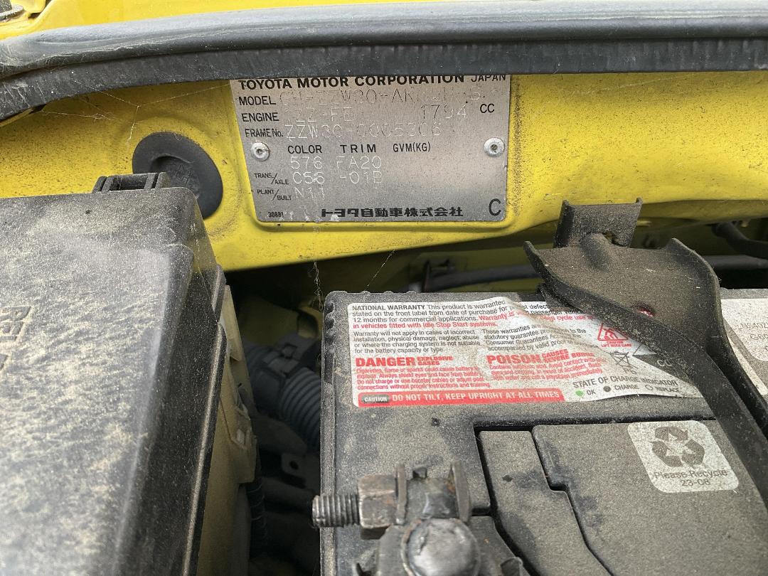 Photo '8' of Toyota Mr-S 2000 Photo '8' of Toyota Mr-S 2000