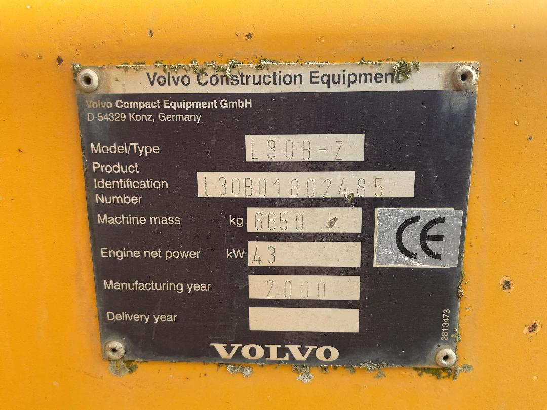 Photo '42' of Volvo L30B-7 Wheel Loader