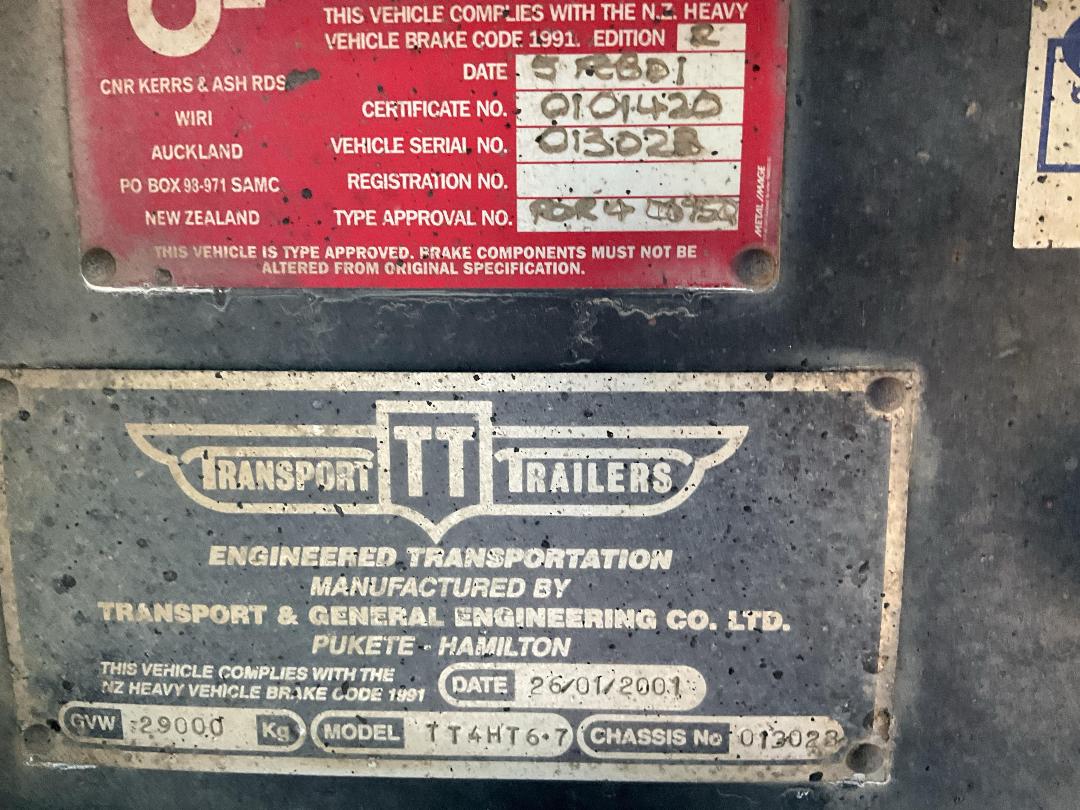 Photo '10' of TRANSPORT TRAILERS 4A TIPPING TRAILER Tipper Trailer