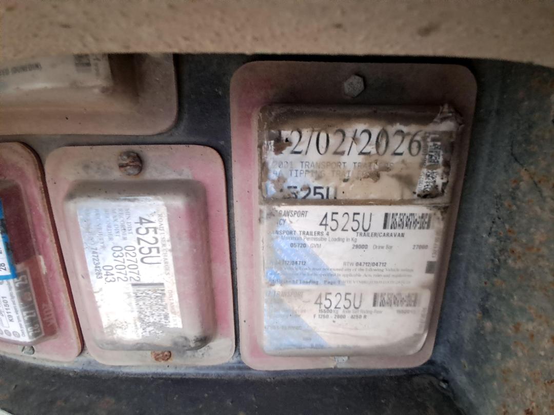 Photo '20' of TRANSPORT TRAILERS 4A TIPPING TRAILER Tipper Trailer