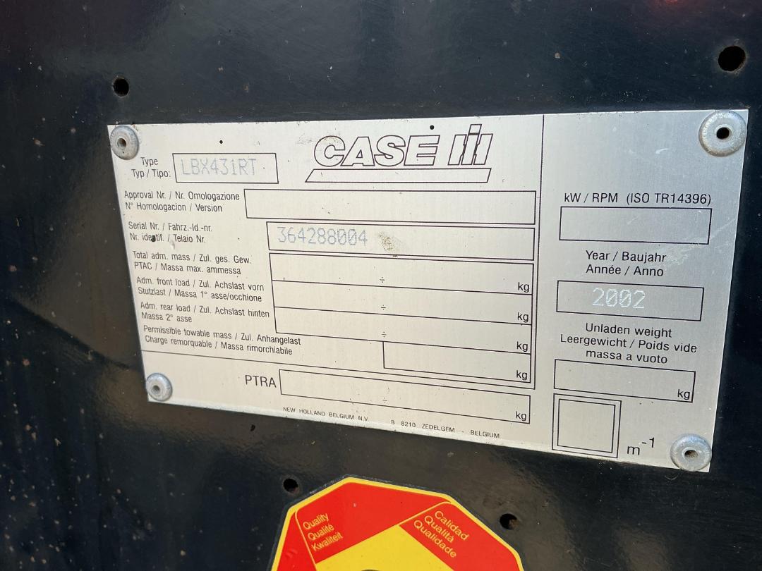 Photo '11' of Case LBX431RT Baler