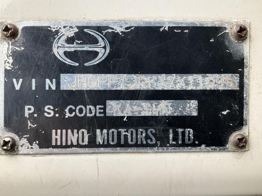 Photo '15' of Hino FF 1JPKA Flat Deck Crane Photo '15' of Hino FF 1JPKA Flat Deck Crane