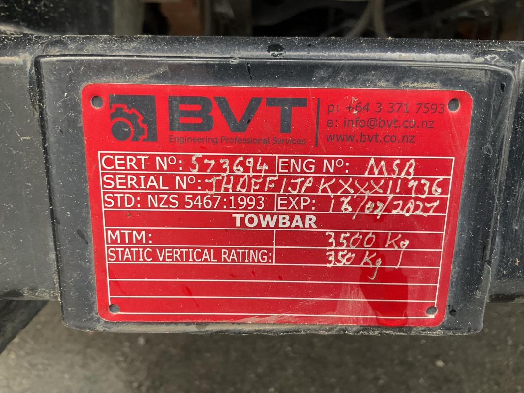 Photo '34' of Hino FF 1JPKA Flat Deck Crane Photo '34' of Hino FF 1JPKA Flat Deck Crane