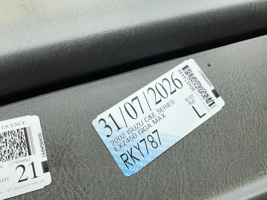 Photo '21' of Isuzu EXZ450 Tipper