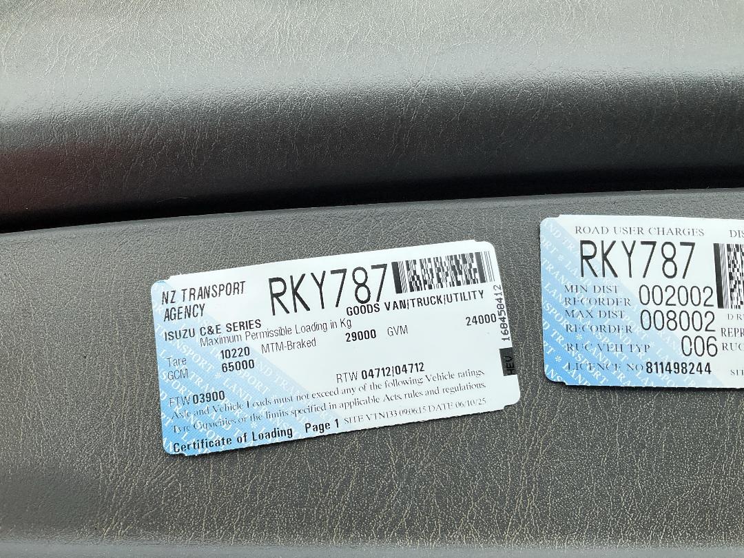 Photo '22' of Isuzu EXZ450 Tipper