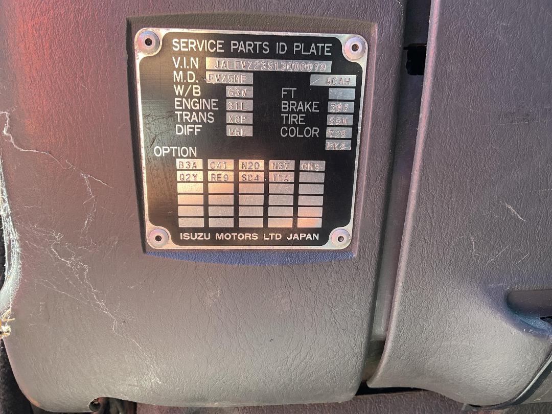 Photo '39' of Isuzu F Series FVZ1400 6X4 TRUCK Curtainsider Photo '39' of Isuzu F Series FVZ1400 6X4 TRUCK Curtainsider