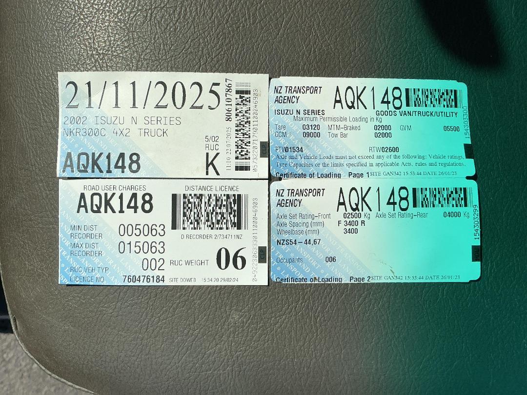 Photo '45' of Isuzu N Series NKR300C 4X2 TRUCK Flat Deck