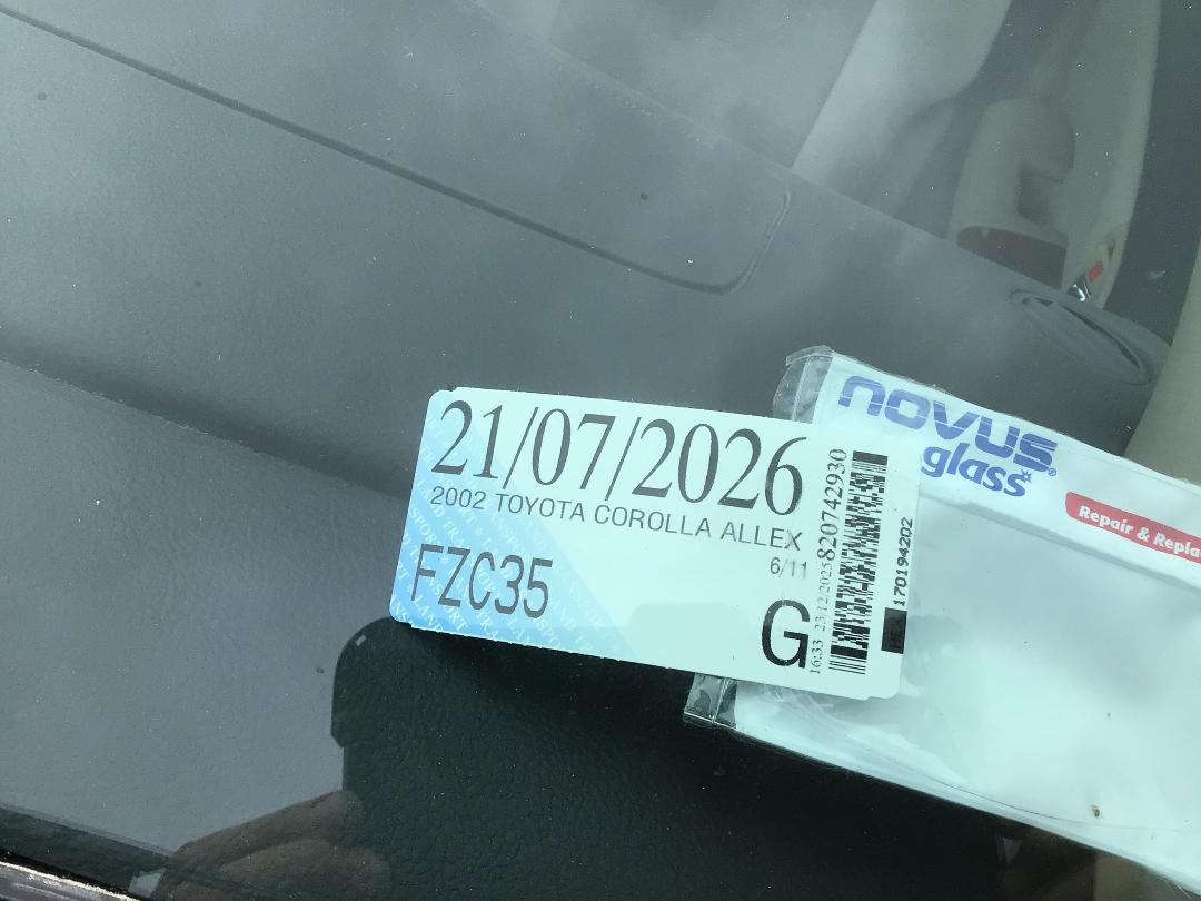 Photo '9' of Toyota Corolla Allex Photo '9' of Toyota Corolla Allex