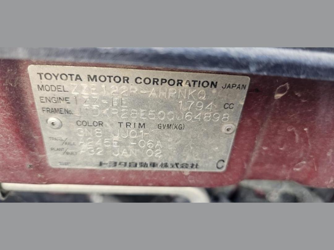 Photo '8' of Toyota Corolla GLX