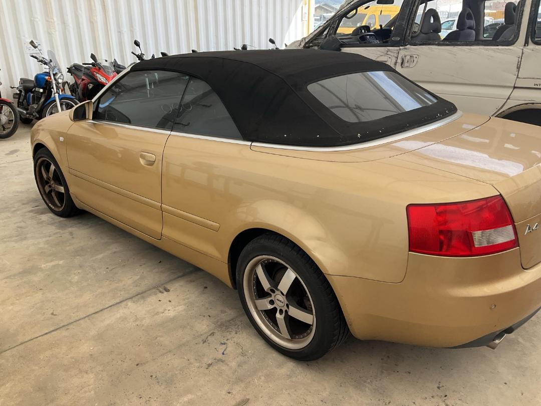 Damaged Audi A4 Cabriolet 2003 in Wellington Seaview at Turners