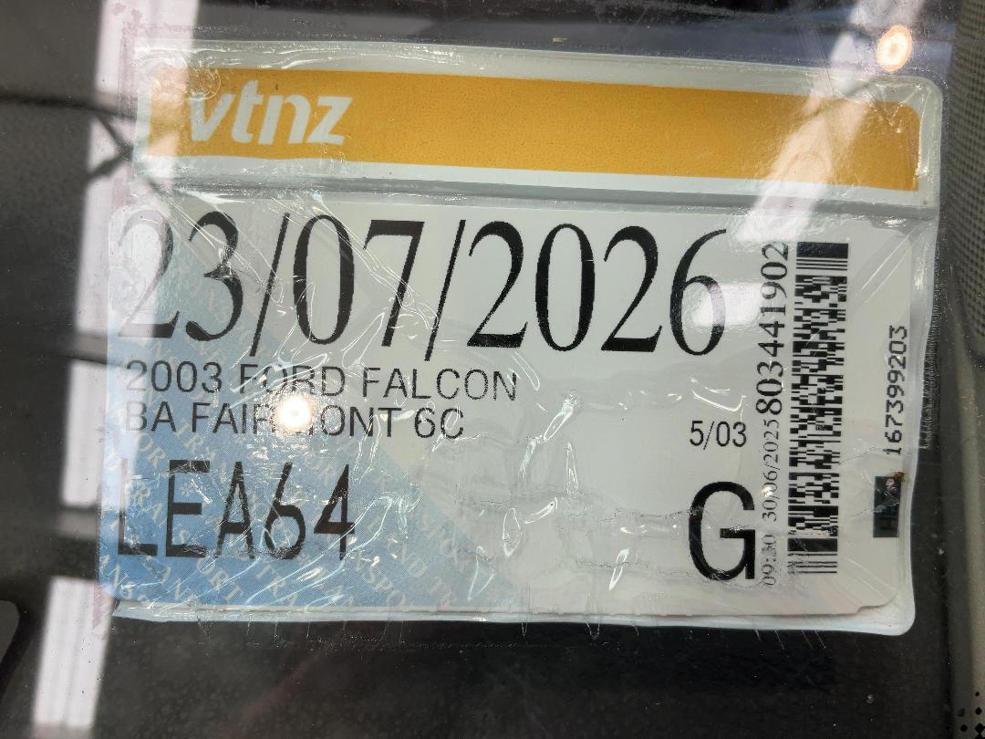 Photo '29' of Ford Fairmont BA