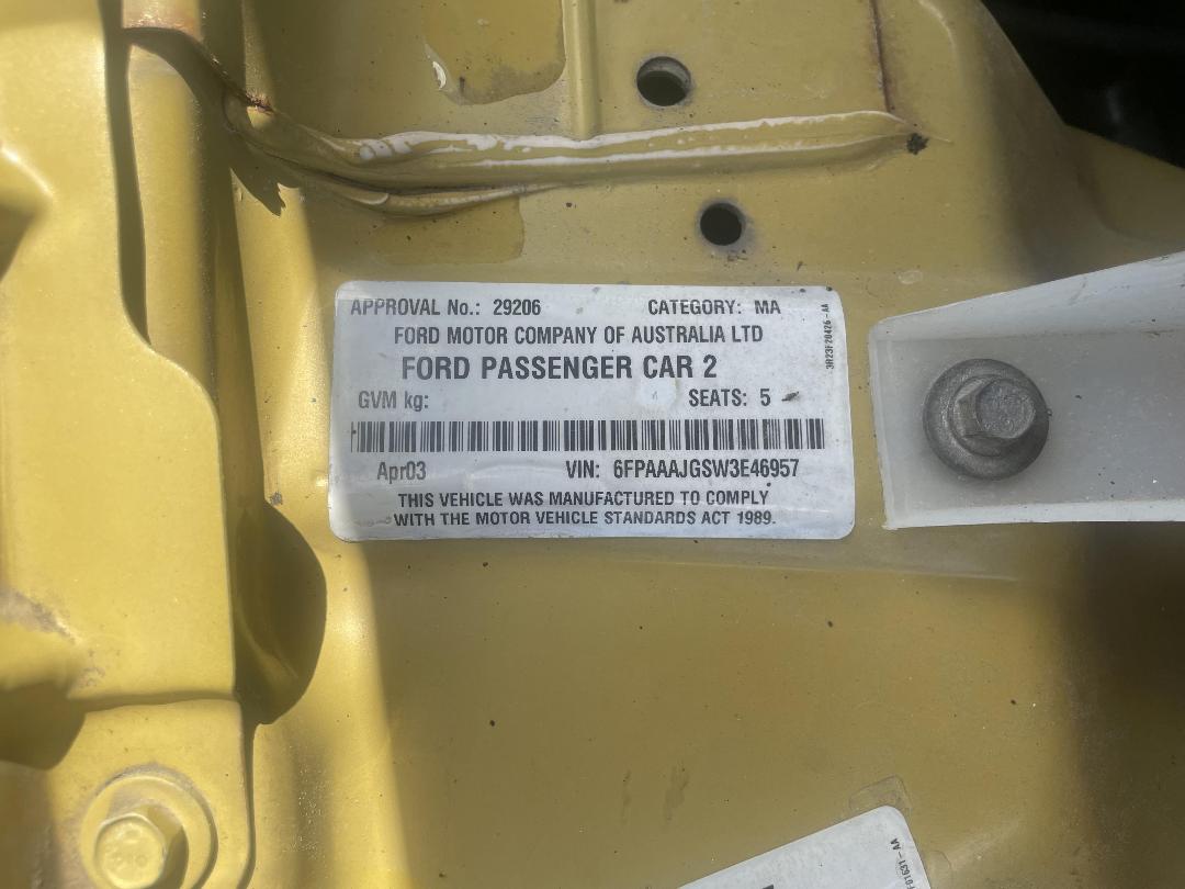 Photo '7' of Ford Falcon BA XR8