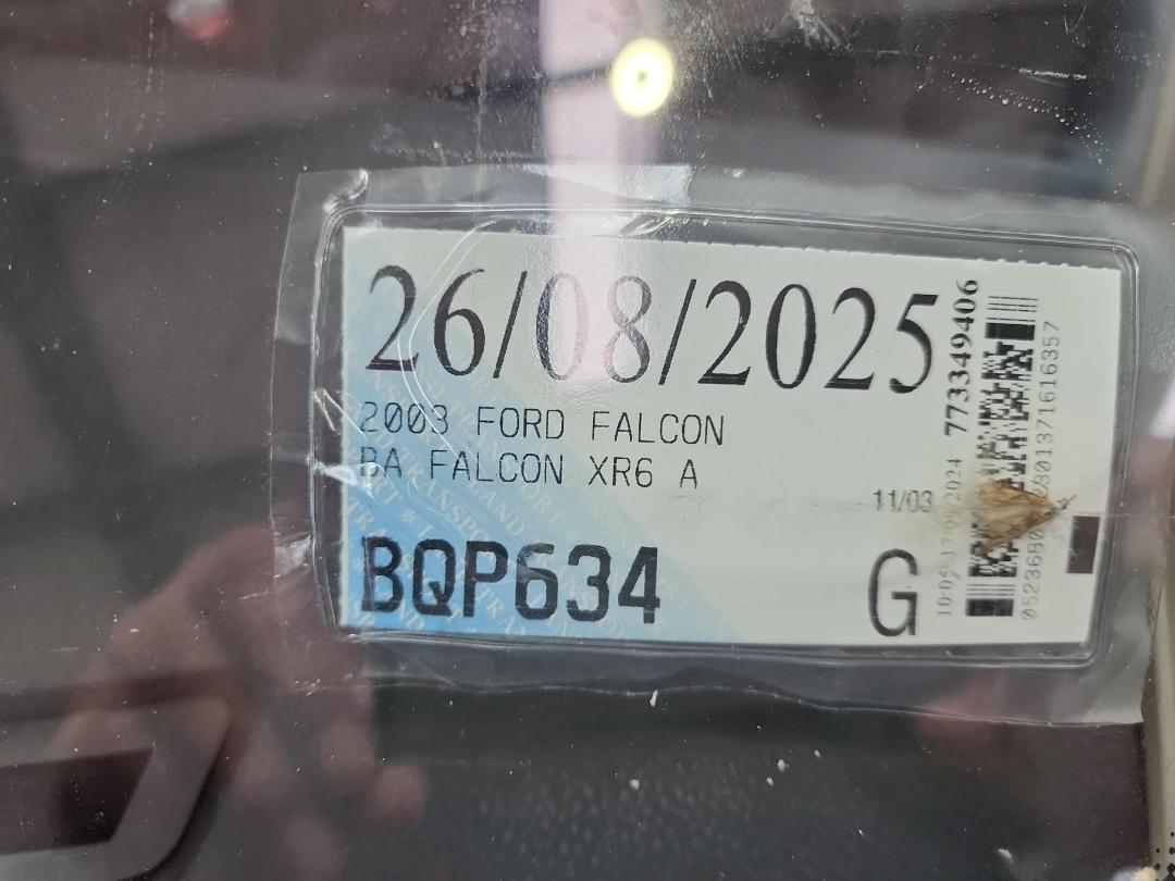 Photo '14' of Ford Falcon BA XR6 Photo '14' of Ford Falcon BA XR6