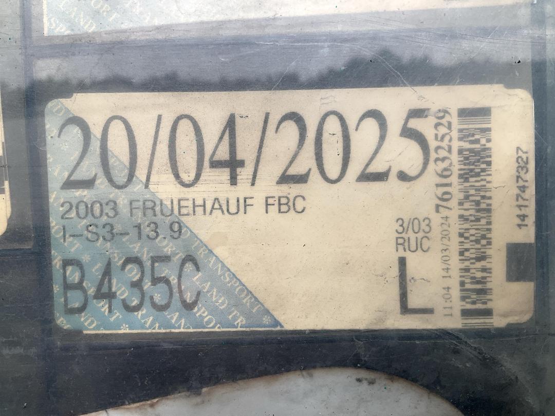 Photo '15' of FRUEHAUF FBC I-S3-13.9 Curtain/Chiller Semi