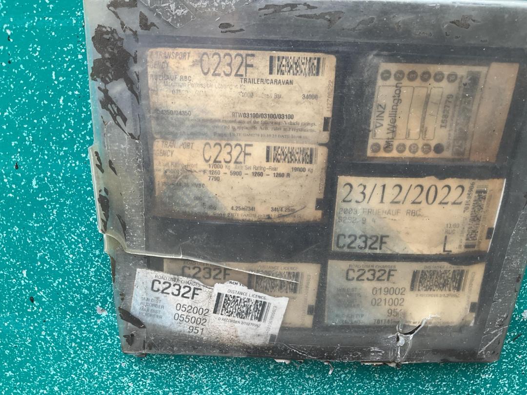 Photo '29' of FRUEHAUF RBC S2S2 9.4 Curtainsider Full