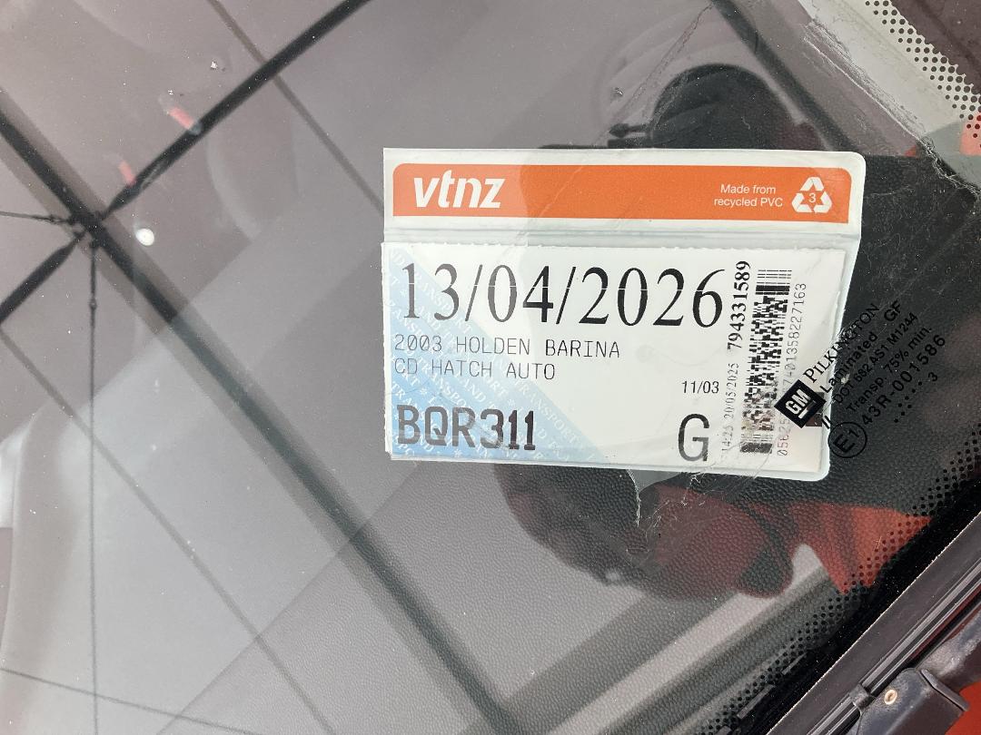 Photo '13' of Holden Barina CD HATCH AUTO Photo '13' of Holden Barina CD HATCH AUTO