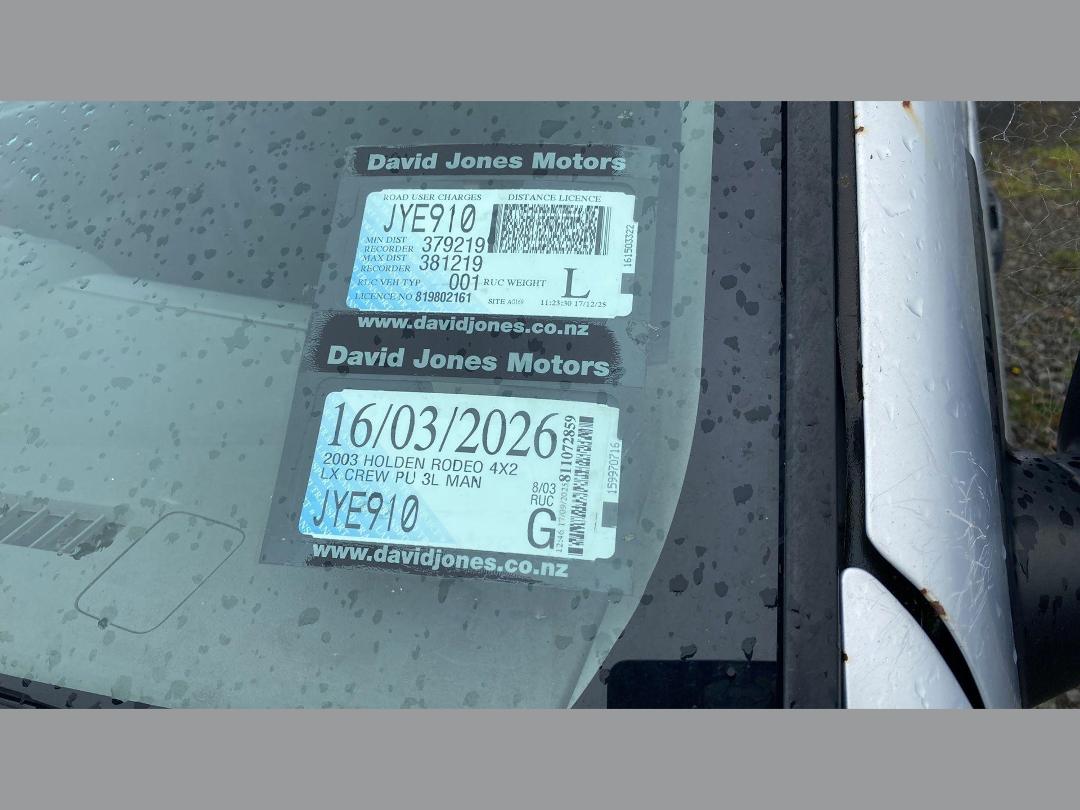 Photo '10' of Holden Rodeo 4X2 LX Crew PU Photo '10' of Holden Rodeo 4X2 LX Crew PU