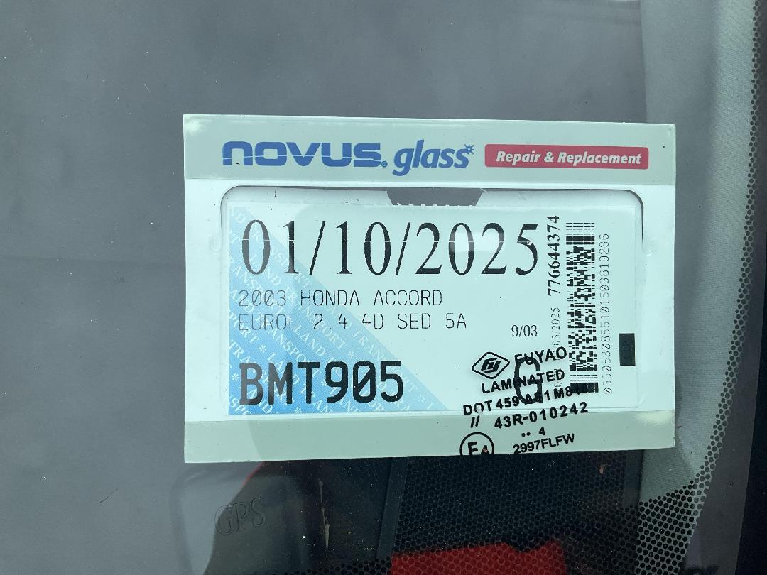 Photo '10' of Honda Accord Eurol Photo '10' of Honda Accord Eurol