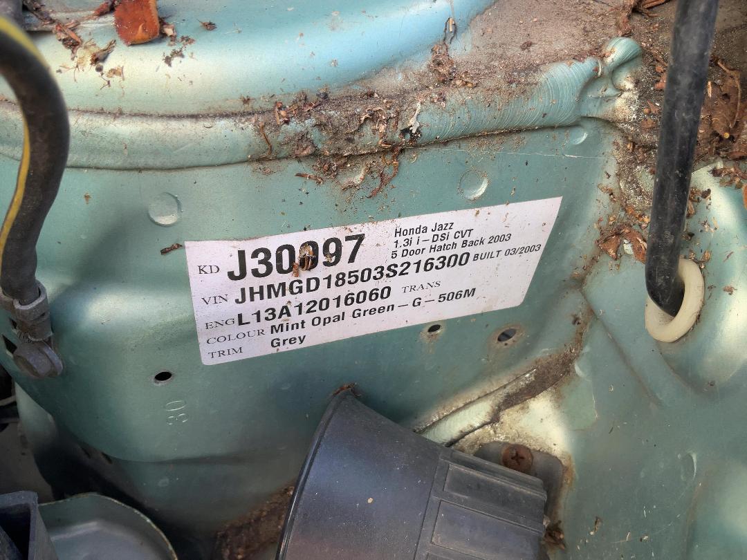 Photo '22' of Honda Jazz I Photo '22' of Honda Jazz I